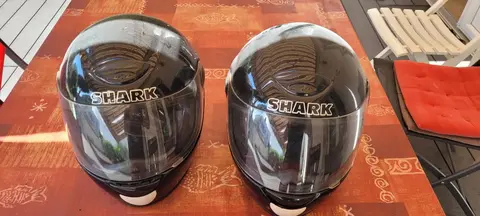 Vieux casque moto