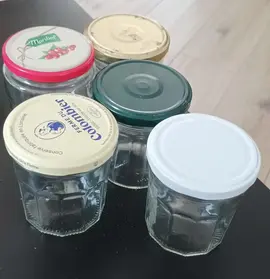 lot 2 de pots en verre
