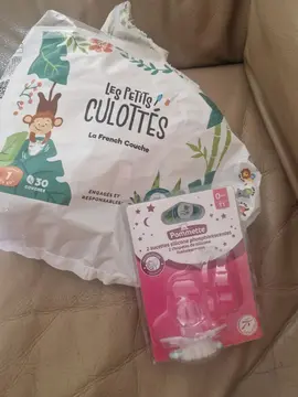 7couches +1 sucette non utilisée