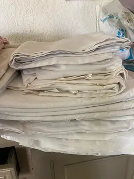 Donne draps blancs plats 2 personnes, 100% coton de qualité