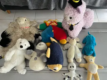 collection de doudous