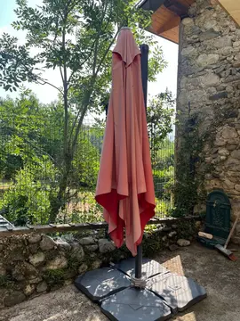 parasol endommagé