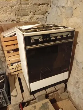 cuisinière à gaz avec allumage électrique