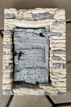 Petit cadre 3D en plâtre