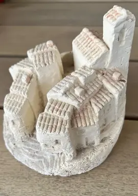 Petit village provençal en plâtre