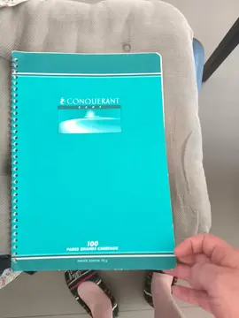 vieux cahier