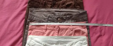 4 pantalons toile