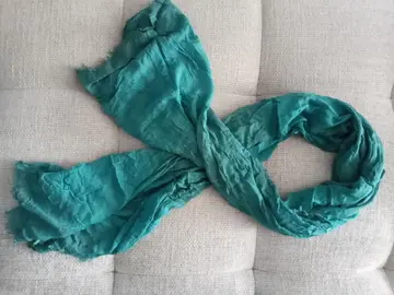 chèche vert marque IKKS
