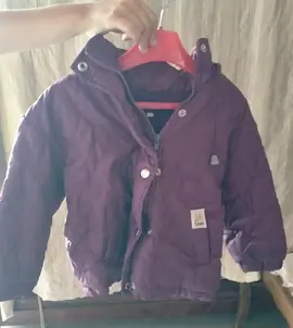 blouson violet chaud doublé polaire 3 ans (ou 2 ans)