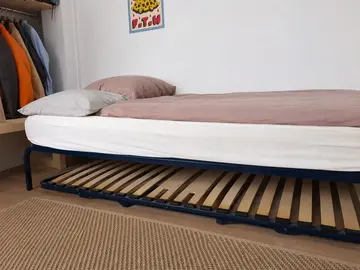 Donne lit gigogne 90x200 avec matelas Bultex