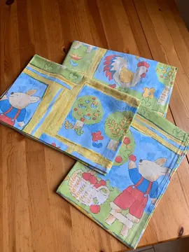 drap-housse et taies d'oreiller pour lit de bébé
