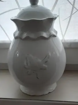 Pot blanc déco