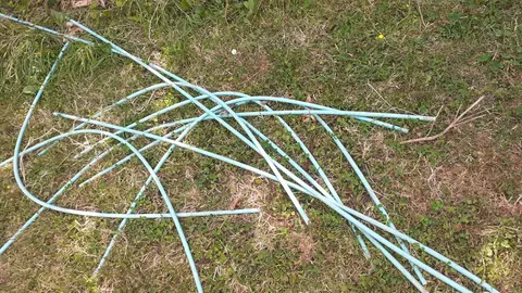 don tubes plastiques pour tunnel de jardin