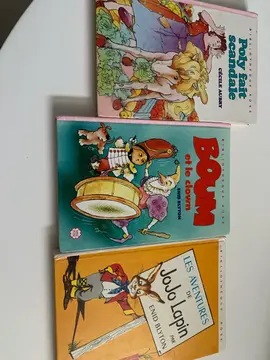 lot de 3 livres Bibliothèque Rose