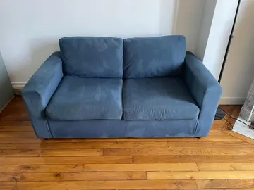 Canapé bleu 160x85x78 cm