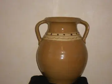 Jarre en grès vernissé
