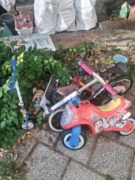 trotinette draisienne et vélo à petites roues