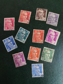 lot timbres France Marianne de gandon