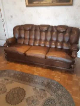 canapé cuir non convertible
