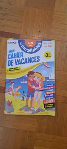 Cahier de vacances Les Incollables CE2/CM1