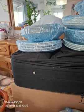 je donne plein de vaisselle