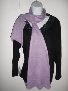 Echarpe violette