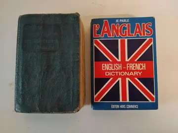 2 dictionnaires de poche Anglais Français