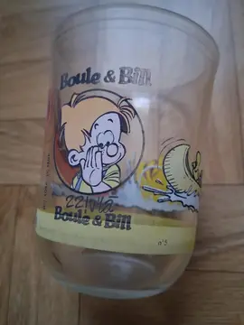 2 verres "Boule & Bill"