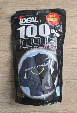 Teinture noir pour linge