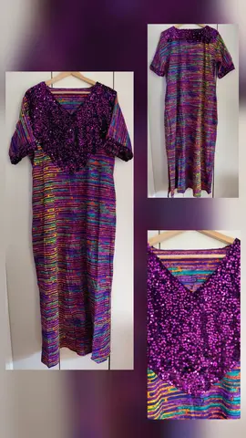Robe WAX colorée type traditionnel t.L
