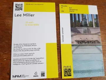 2 entrées exposition Lee Miller n° 2