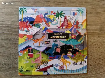 Carte anniversaire puzzle
