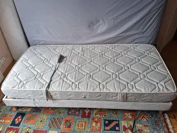 lit électrique 1 personne et matelas 120 cm