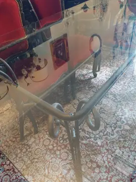 table fer forgé