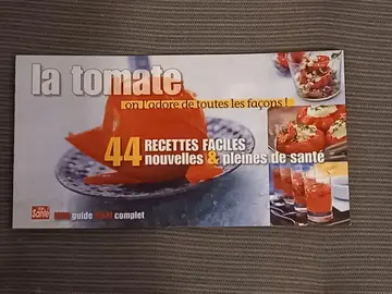 livre de cuisine sur la tomate