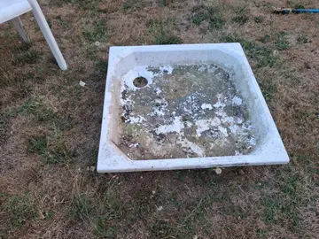 bac à douche en céramique