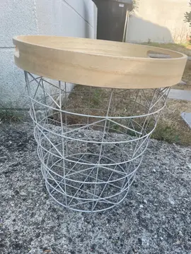 petite table scandinave plateau amovible