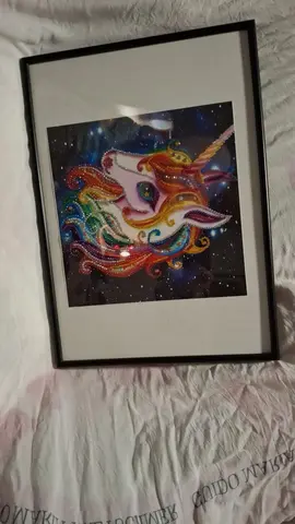 tableau Licorne en diamant