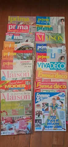 anciens magazines de décoration