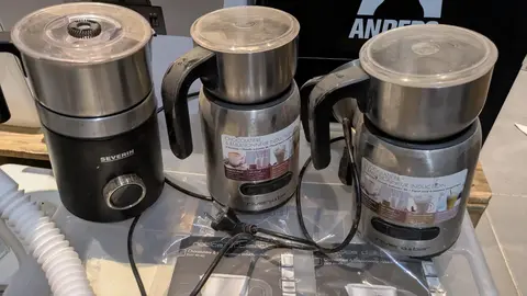 3 machines à chocolat chaud, cassés