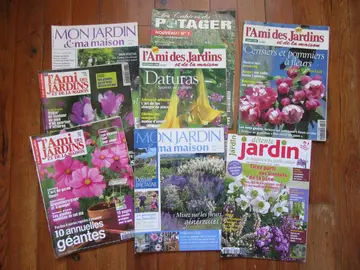 Lot de magazines de jardin