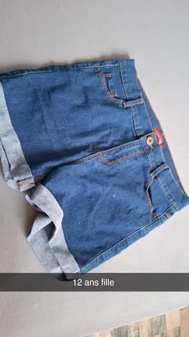 short 12 ans fille