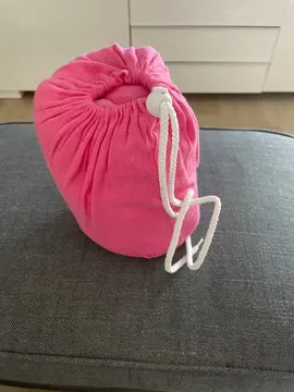 Drap rose pour lit parapluie