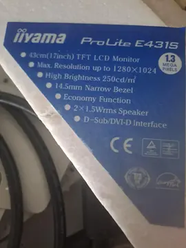 Ecran LCD ordinateur 17'' IIYAMA