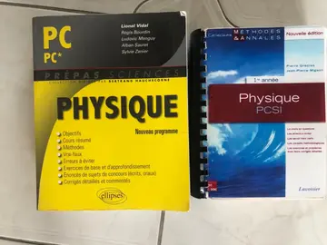 Manuels de prépa physique
