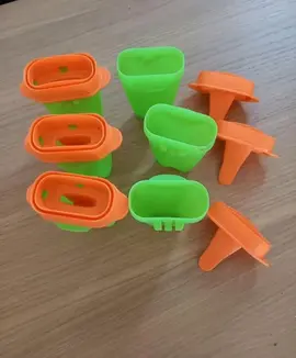 lot de 6 sucettes à glacer colorées