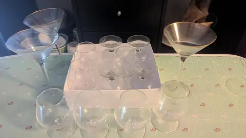 Verres à pied
