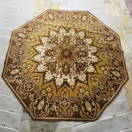 Tapis octogonal en laine diamètre 200 cm