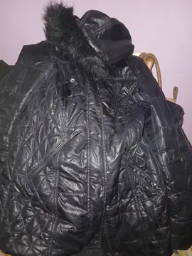 2 manteaux hiver noir