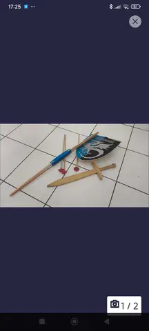 arc et épée en bois